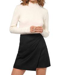 Greylin - Sarai Pleat Mini Skirt - Lyst