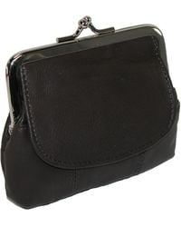 CTM - Leather Double Compartment Coin Purse Wallet - Lyst