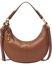 Fossil - Shae Leather Small Hobo - Lyst