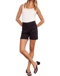 Charlie b - Stretch Twill Shorts With Patch Pockets - Lyst