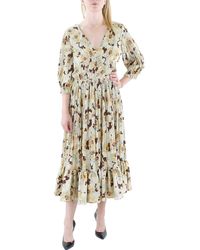 Polo Ralph Lauren - Floral Print Long Maxi Dress - Lyst