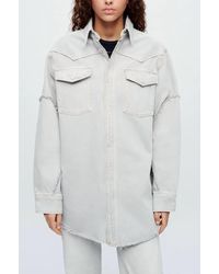 RE/DONE - Oversized Shirt Jacket - Lyst