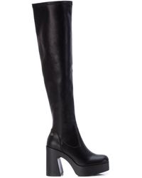 Xti - Refresh Collection High Heel Super Tall Knee High Boots - Lyst