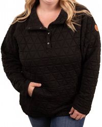 Michelle Mae - Structured Snap Button Pullover Jacket - Lyst
