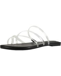 Clear Flat Sandals for Women - Up to 88% off | Lyst