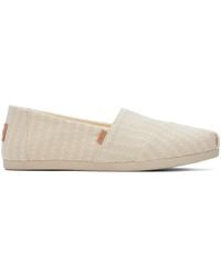 TOMS - Alpargata Natural Triangle Woven Espadrille - Lyst