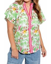 Thml - Vacation Scene Print Top - Lyst