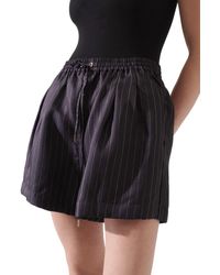 SILK LAUNDRY - Twill Slouch Short - Lyst