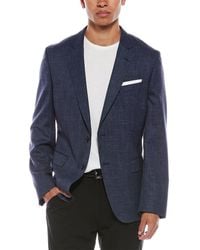 BOSS - Hutson Wool & Linen-Blend Suit Jacket - Lyst