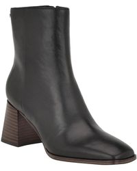 Calvin Klein - Broma Leather Booties - Lyst