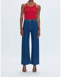 Pistola - Penny Ankle Pintuck High Rise Wide Leg - Lyst