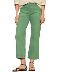 Sandy Liang - Marine Crop Straight Leg Jeans - Lyst