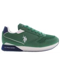 U.S. POLO ASSN. - Green Polyester Sneaker - Lyst
