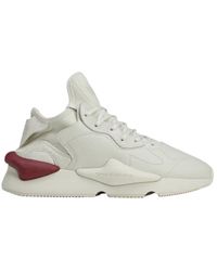 Y-3 - Sculpted Rubber Sole Sneakers With Lace-Up Fastening - Lyst