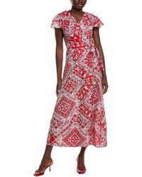 IPPONELLI - Wrap Midi Dress - Lyst