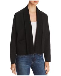 Three Dots - Open Front Layering Cardigan Sweater - Lyst