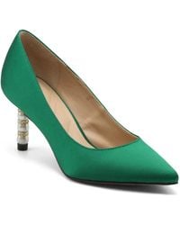 Charles David - Sienna Pumps Emerald Pointed Toe Stiletto Heel Gal1055 - Lyst