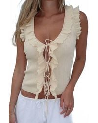 Et Clet - Tate V Neck Top - Lyst