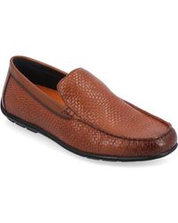 Thomas & Vine - Carter Leather Round Toe Loafers - Lyst