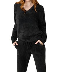 Pj Salvage - Cozy & Chic Feather Knit Long Sleeve Top - Lyst