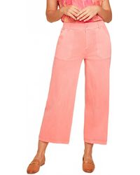 Renuar - Lux Wide Leg Crop Jean - Lyst