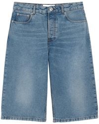 Ami Paris - Denim Bermuda Shorts - Lyst