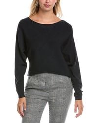Lafayette 148 New York - Asymmetric Dolman Silk-Blend Sweater - Lyst