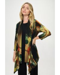 TRUEDAMES - Ity Draped Wrap Jacket - Lyst