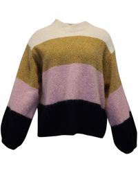 Acne Studios - Striped Oversized Knitted Sweater - Lyst
