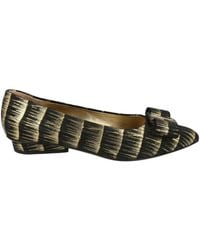 Ferragamo - Viva Bow Flats - Lyst