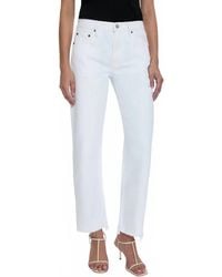 Pistola - Lexi Mid Rise Straight Leg Jean - Lyst