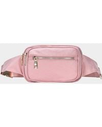 Fashnzfab - Solid Rectangle Sling Bag Fanny Pack Belt Bag - Lyst