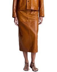 A.L.C. - Mabel Leather Skirt - Lyst