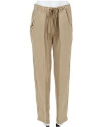 Isabel Marant - Sharony Tapered Leg Cuffed Hem Trousers Pants - Lyst
