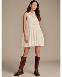 Lucky Brand - Collared Tiered Dress - Lyst