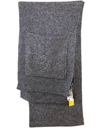 Jocelyn - Knit Embroidered Love Scarf With Fringe - Lyst