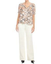 Fifteen Twenty - Sam Short Sleeve Button Up Top - Lyst