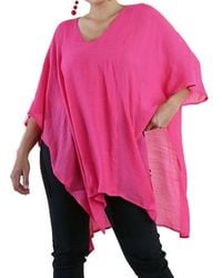 Umgee - V-Neck Caftan Tunic - Lyst