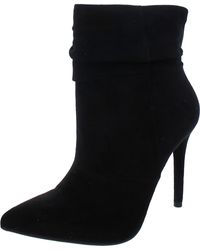 Jessica Simpson - Lerona Pointed Toe Faux Suede Booties - Lyst