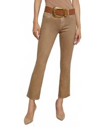 L'Agence - Tati High Rise Cropped Micro Boot Jean - Lyst