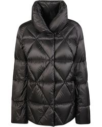 Fay - Argyle Diamond-Quilted Down Cape - Lyst