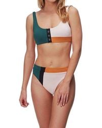 Seafolly - Stud Front Tank Bikini Top - Lyst