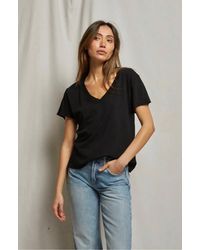PERFECTWHITETEE - Hendrix Basic V Neck Tee - Lyst