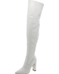 Marc Fisher - Garalyn2 Faux Leather Pointed Toe Over-the-knee Boots - Lyst