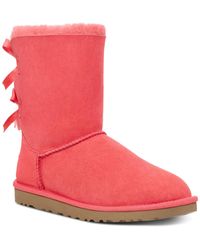 UGG - Bailey Bow Ii Suede Shearling Winter Boots - Lyst
