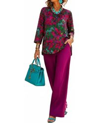 Diva USA - Button Up Knit Top - Lyst