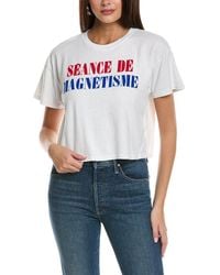 Mother - Denim The Grab Bag Crop T-shirt - Lyst