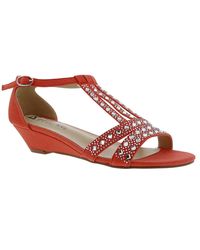 Bellini - Laaris Peep Toe Ankle Strap T-strap Sandals - Lyst