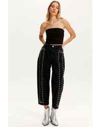 Nocturne - Studded Jeans - Lyst