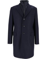 Fay - Tailored Double-Breasted Coat - Lyst